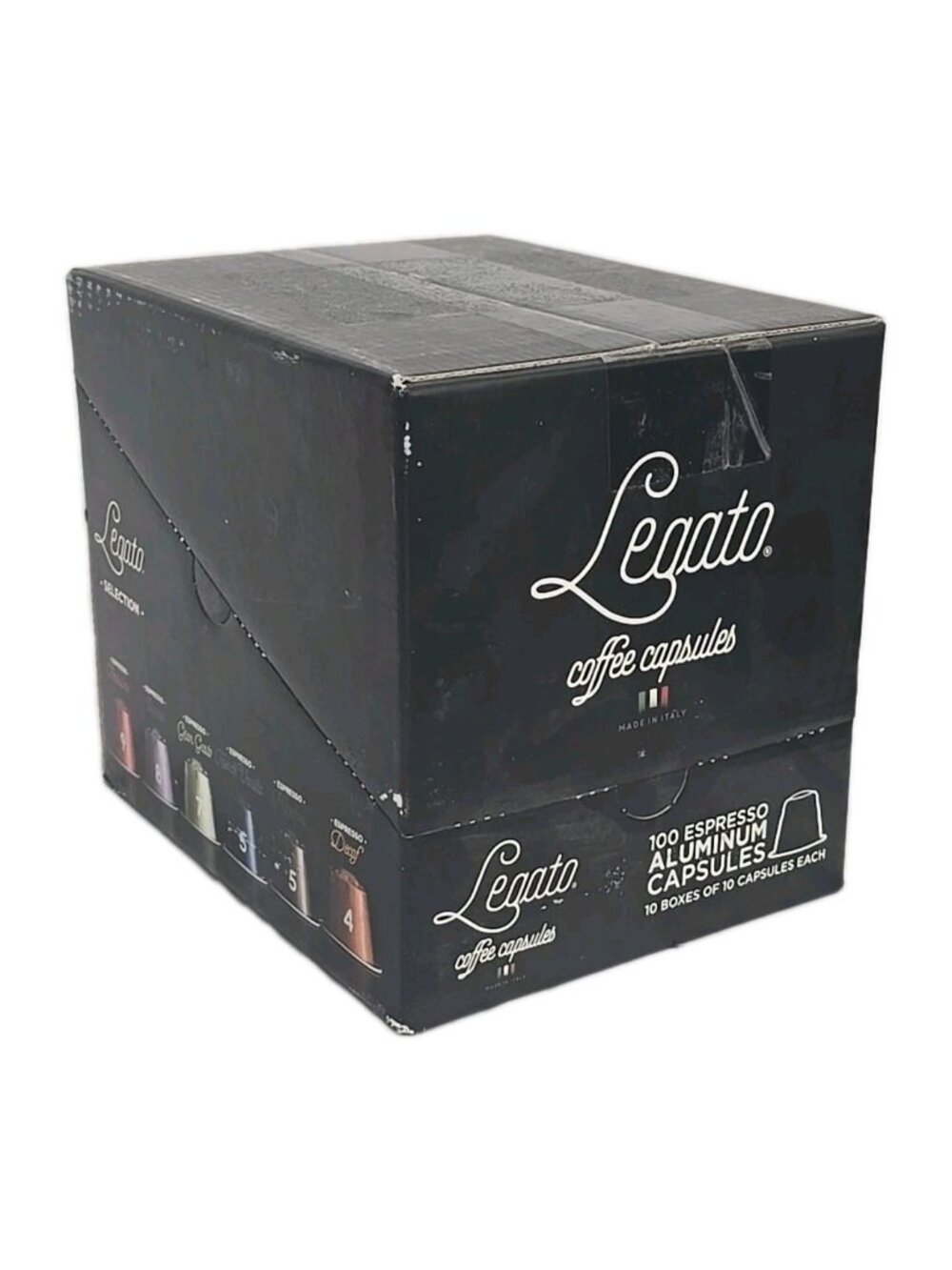 Legato Espresso Coffee Capsules Fortissimo 100 Count original line size